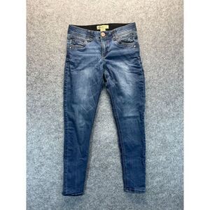 Democracy Jeans Women's 4‎ AB Technology Skinny Blue Denim Stretch Pants